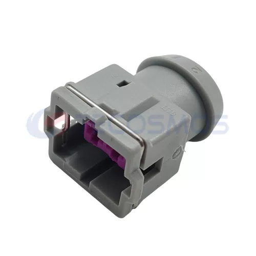 Tecosmos 2-Pin Female 443906233 IP66 Waterproof Wire Harness Automobile Fuel Nozzle Plug ABS+nylon Housing Copper Car Wire